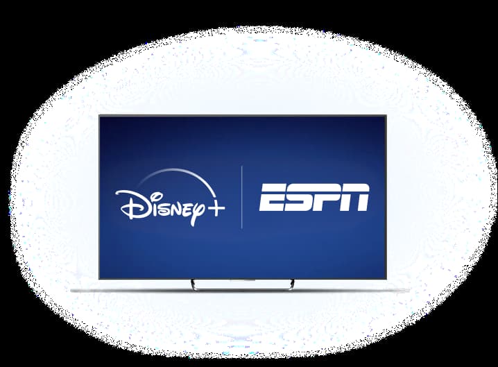 Disney+ and ESPN on TV